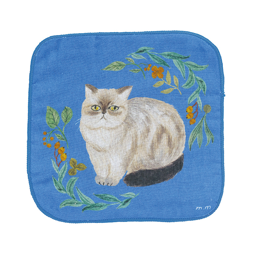 松尾ミユキ Gauze Hand Towel Gray Rabbit ハンドタオル MM1014